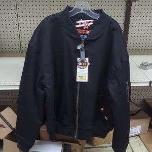 Men's Black Bomber Jacket by